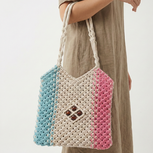 Aura Stripe Everyday Tote
